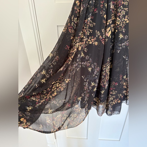 Aritzia Wilfred Beaune Pleated Wrap Midi Dress size XS - Picture 10 of 13